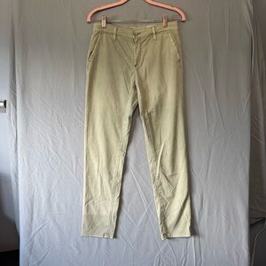 Adriano Goldschmied Womens Caden Tailored Trouser 25R Green Classic Minimalist